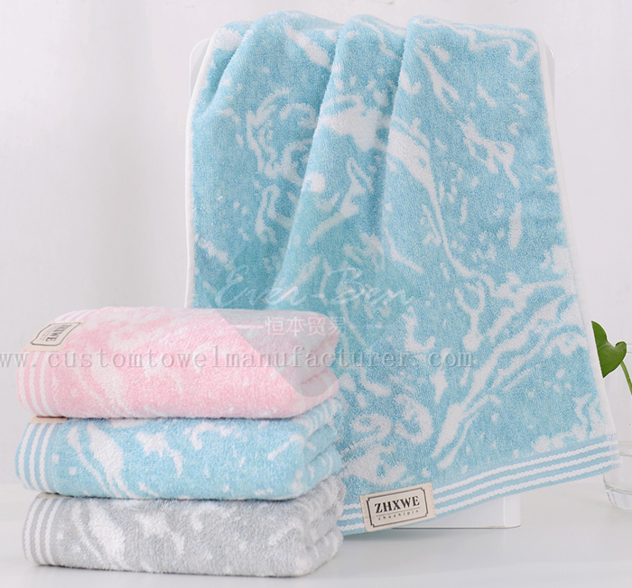 China Bulk Custom Jacquard Bamboo Towels Factory Bespoke Logo Embroidery Yoga Bamboo Towels Producer for Germany Poland, Austria Arabia Malaysia